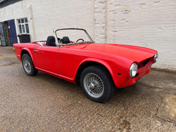 1973 LEFT HAND DRIVE PROJECT TR6 CF WITH J TYPE OVERDRIVE